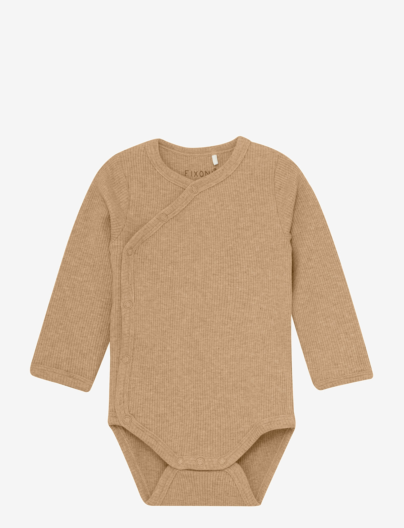Fixoni - Wrap Body LS Mélange Rib - macaroon melange - 0