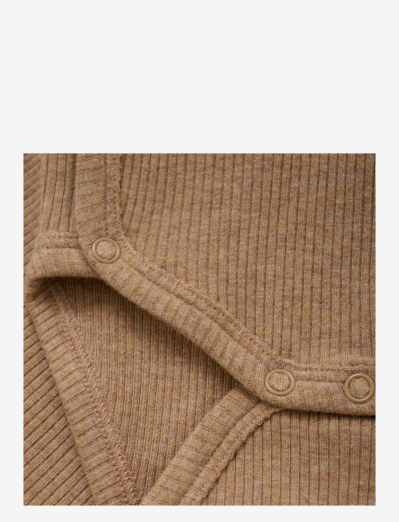 Fixoni - Wrap Body LS Mélange Rib - macaroon melange - 2