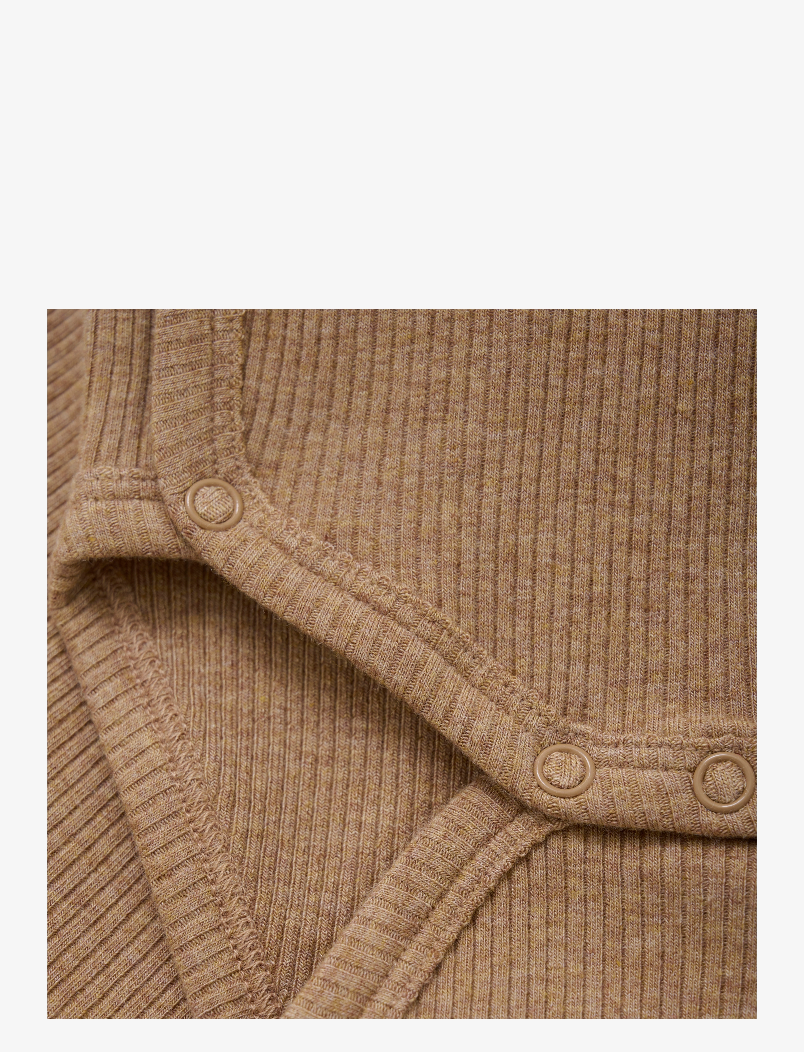 Fixoni - Wrap Body LS Mélange Rib - macaroon melange - 2