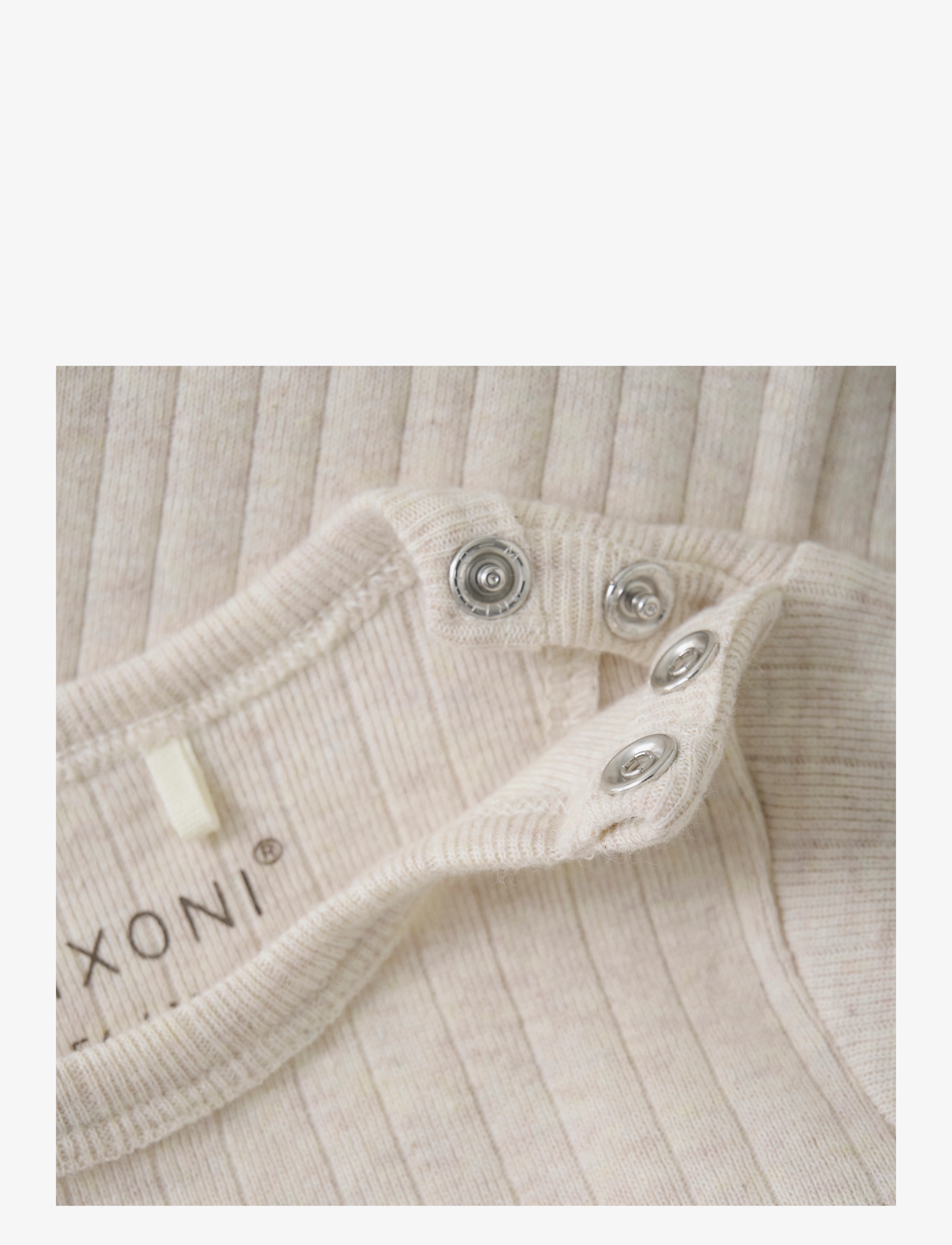Fixoni - Body LS Mélange - white sand melange - 2