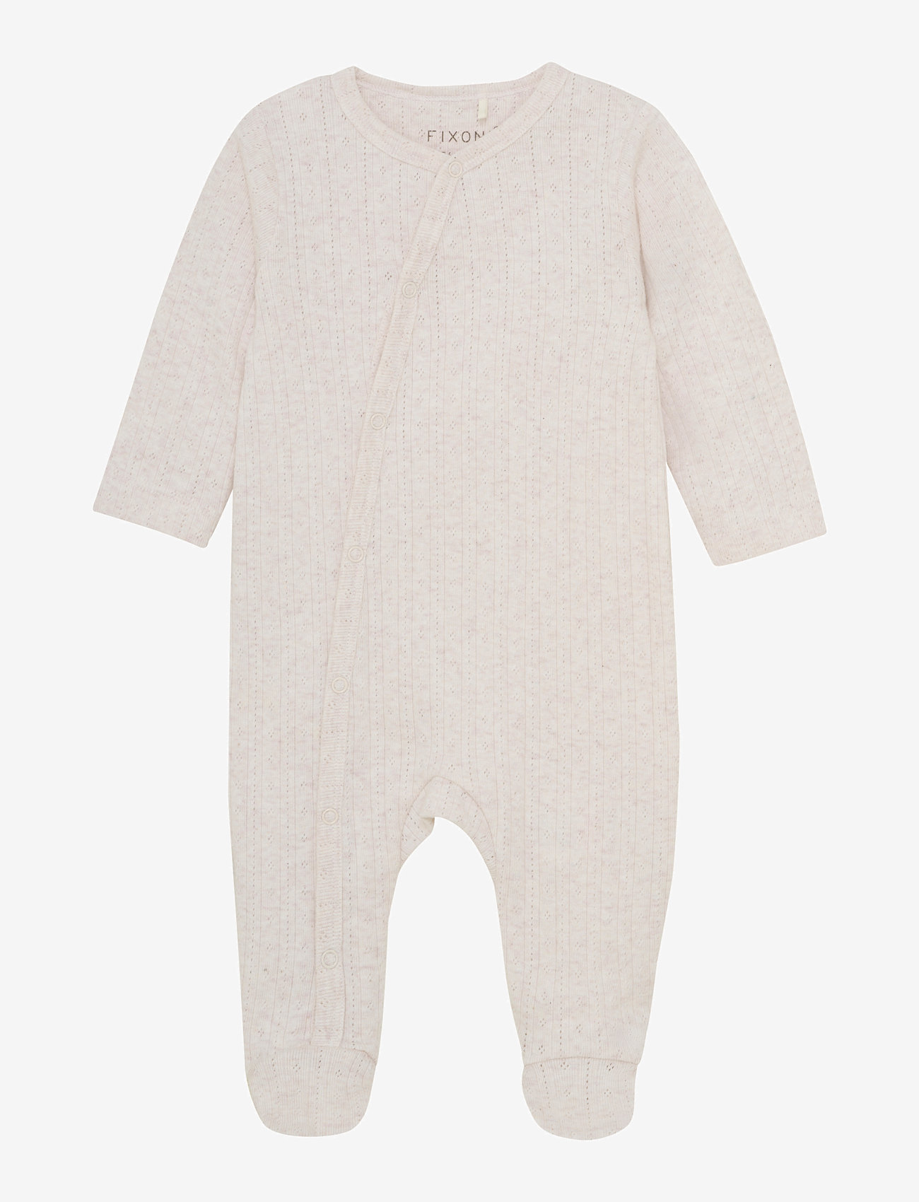 Fixoni - Romper LS Mélange - eggnog melange - 0