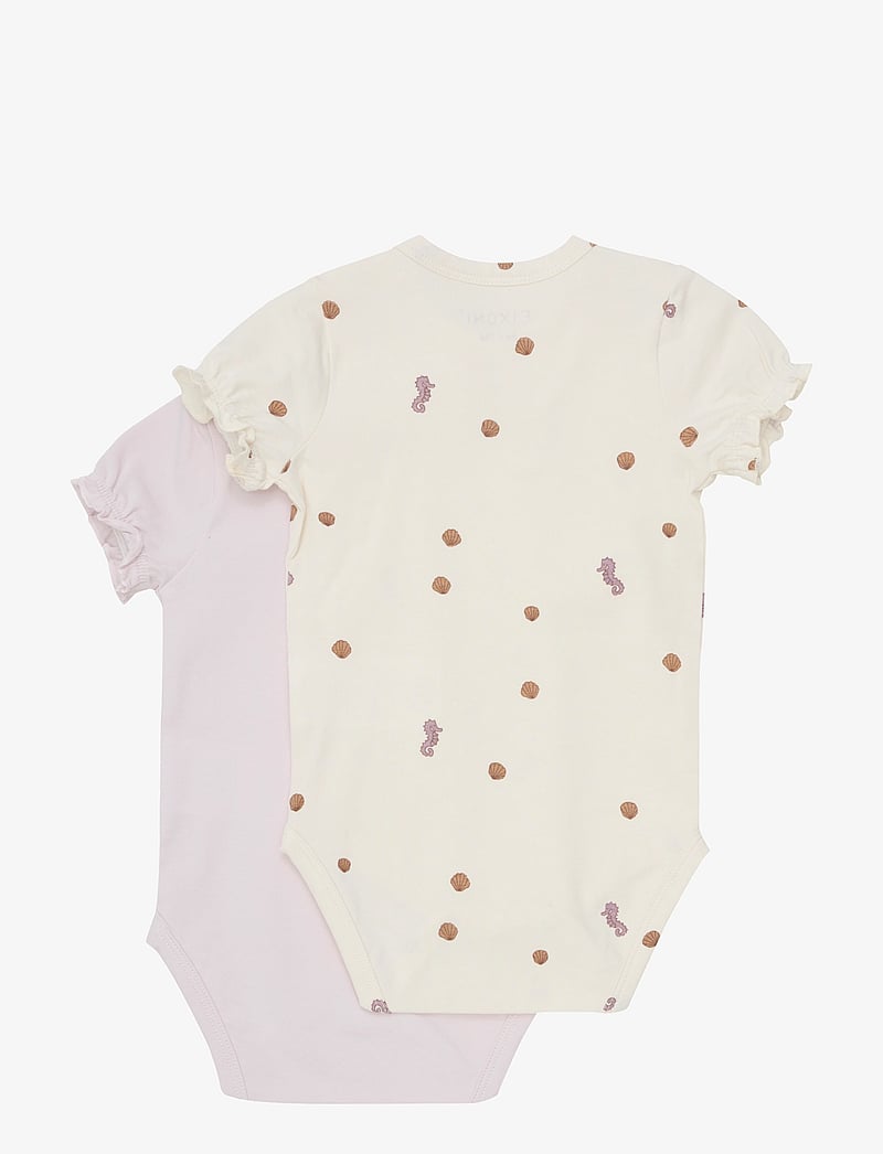 Fixoni - Body SS 2-Pack - short-sleeved - eggnog - 2