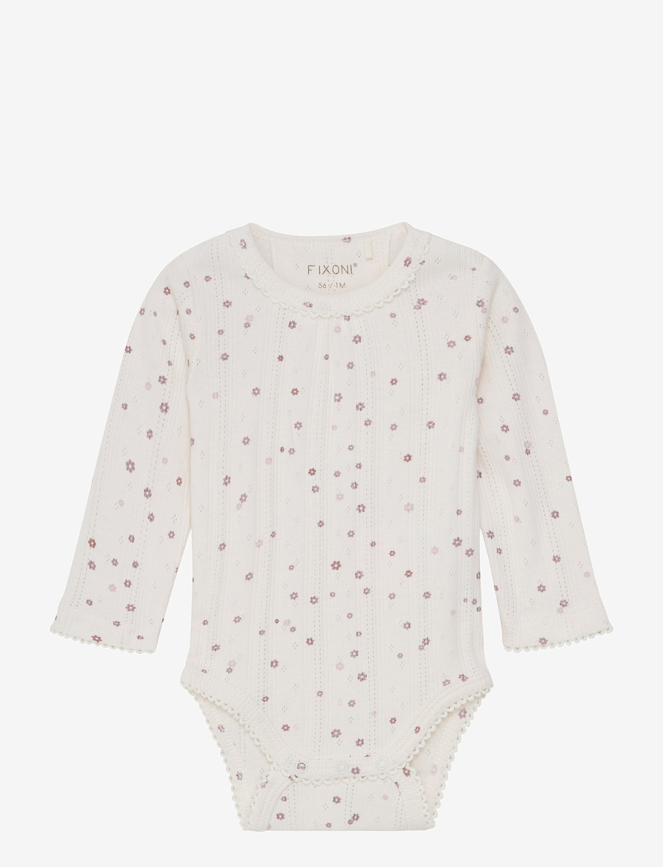 Fixoni - Body LS Pointelle - eggnog - 0