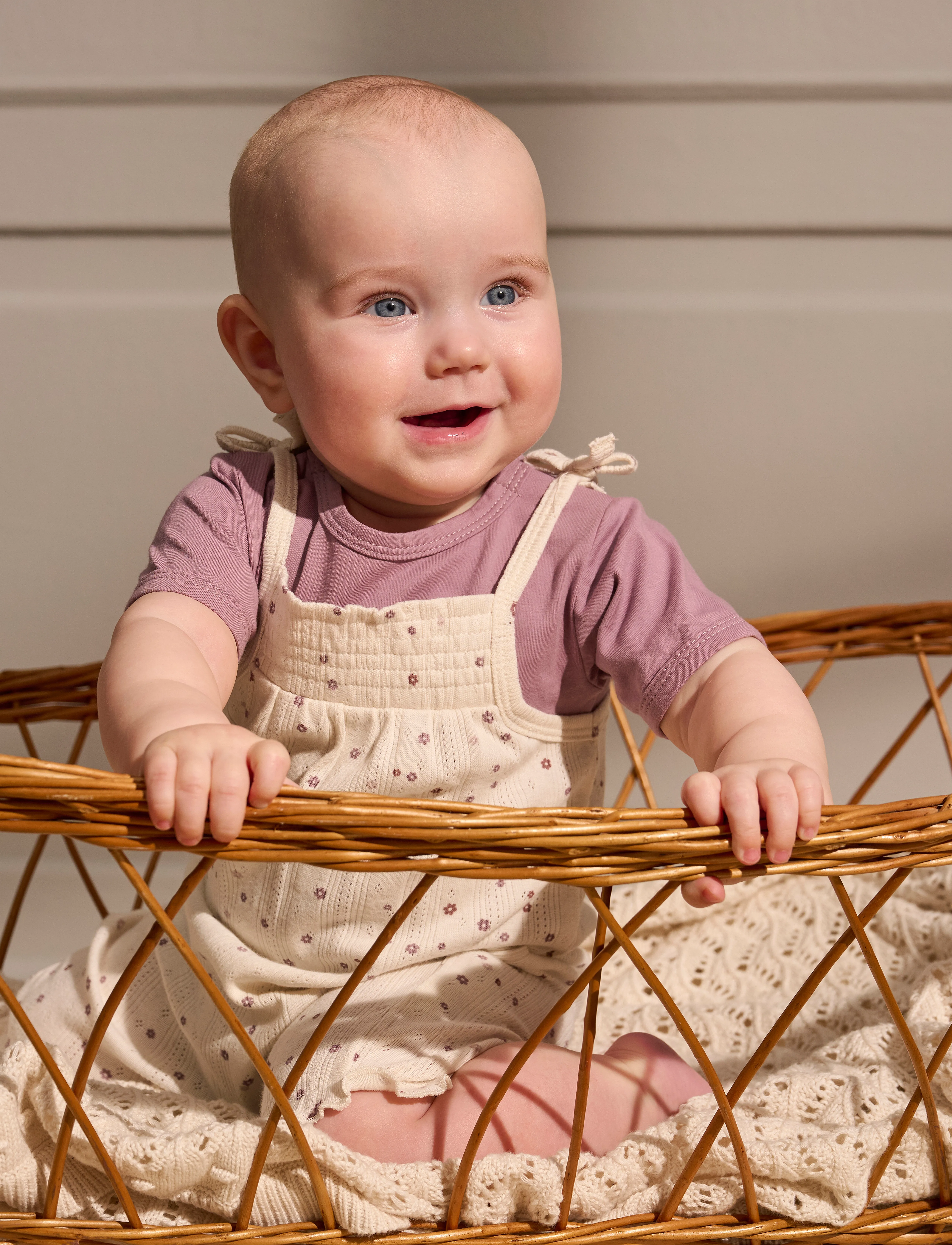 Fixoni - Set w. Body & Romper Pointelle - eggnog - 5