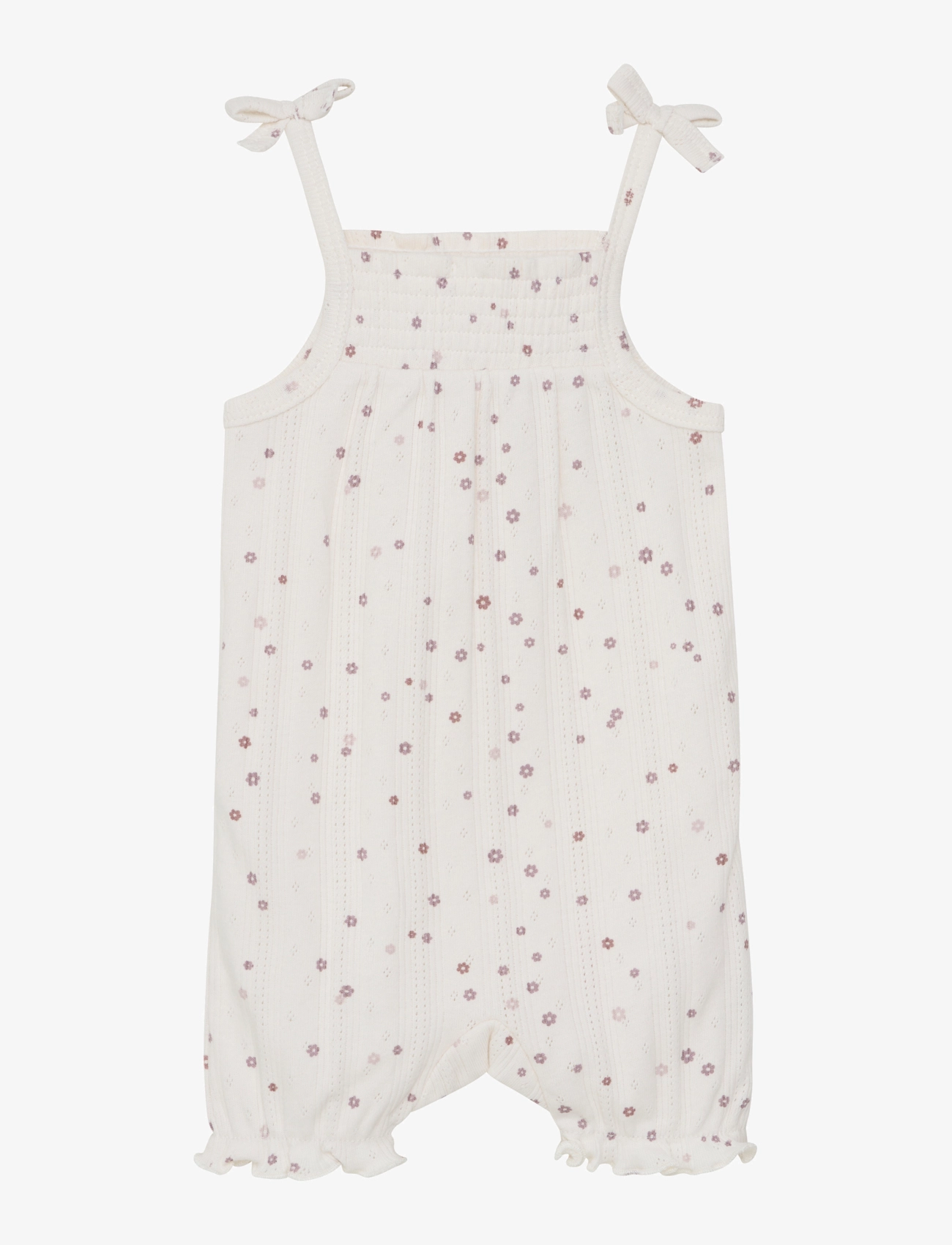 Fixoni - Set w. Body & Romper Pointelle - eggnog - 2