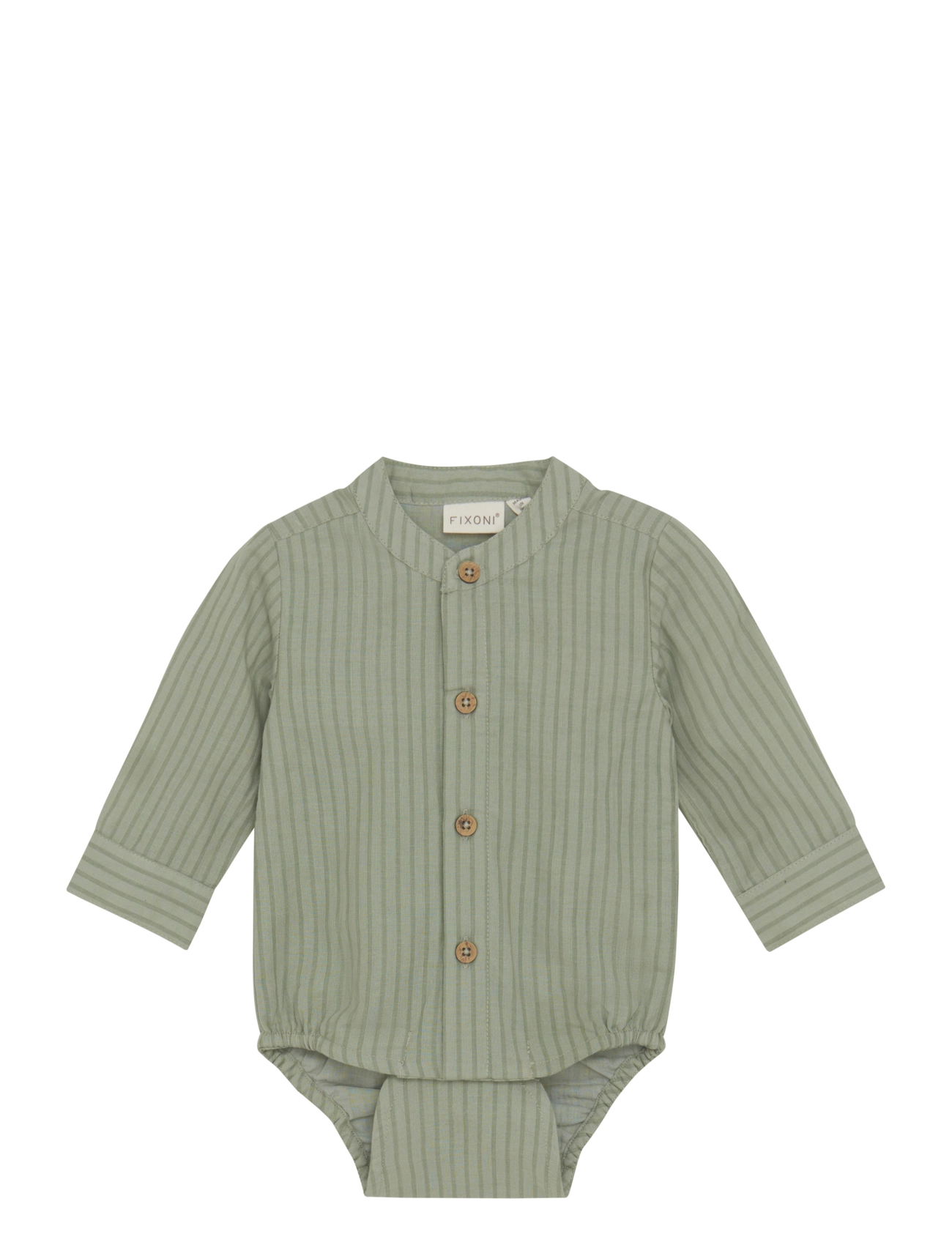 Fixoni - Body Shirt LS Woven - desert sage - 0