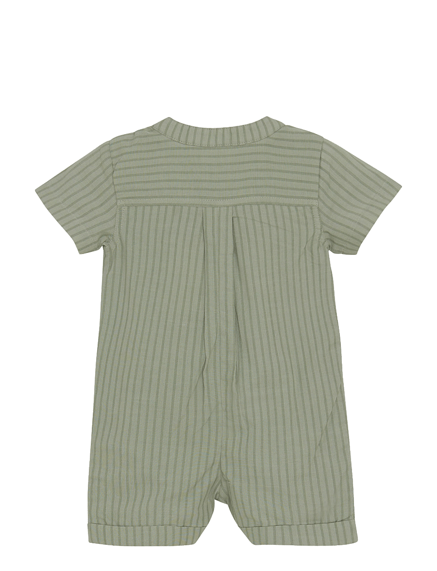 Fixoni - Romper SS Woven - trumpomis rankovėmis - desert sage - 1