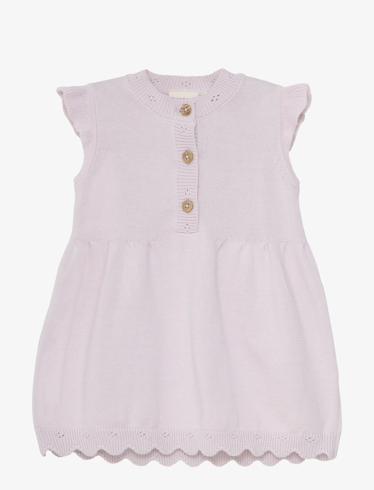 Fixoni Dress Knit, 74, Casual Dresses, Lila - Sleeveless Kinder