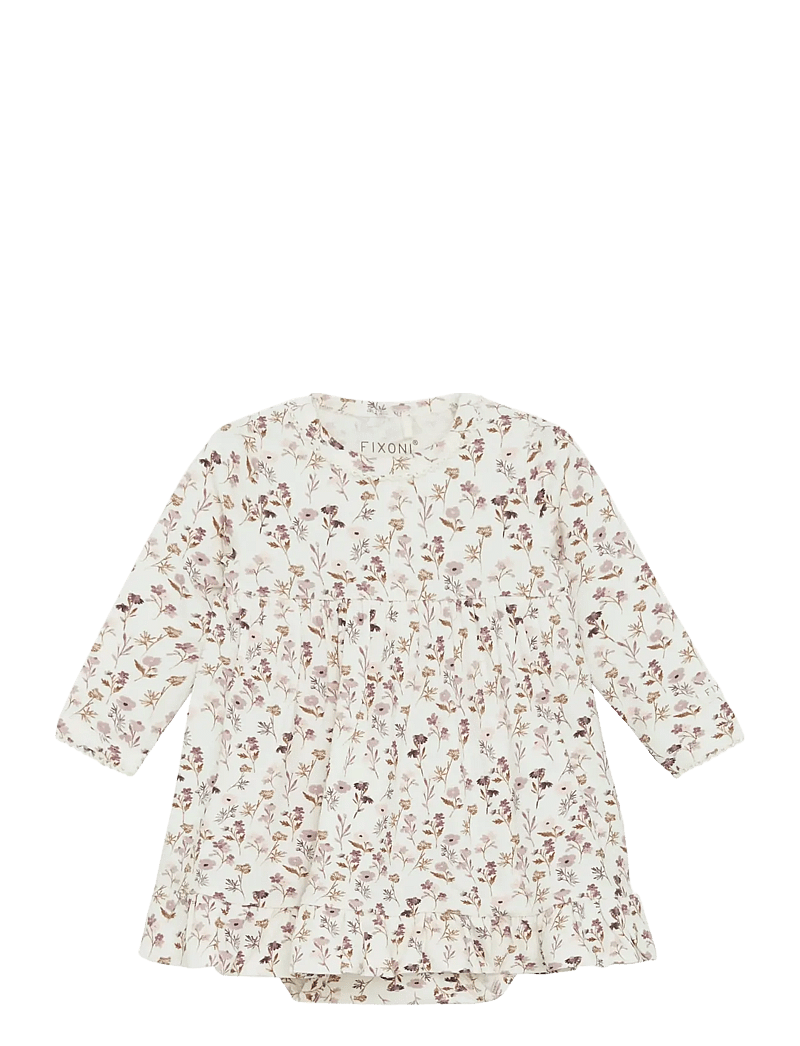 Fixoni - Body Dress LS - langärmelige babykleider - violet ice - 1