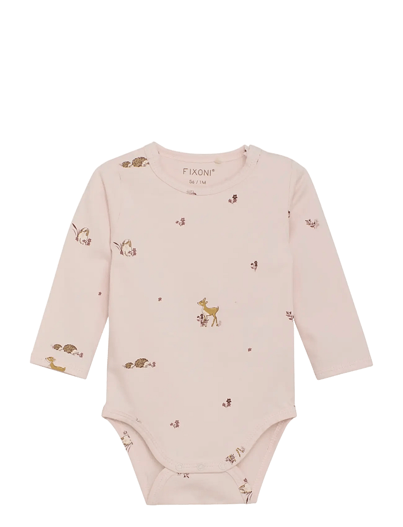 Fixoni - Set w. Body and Velour Romper - bodiga komplektid - catawba grape - 3