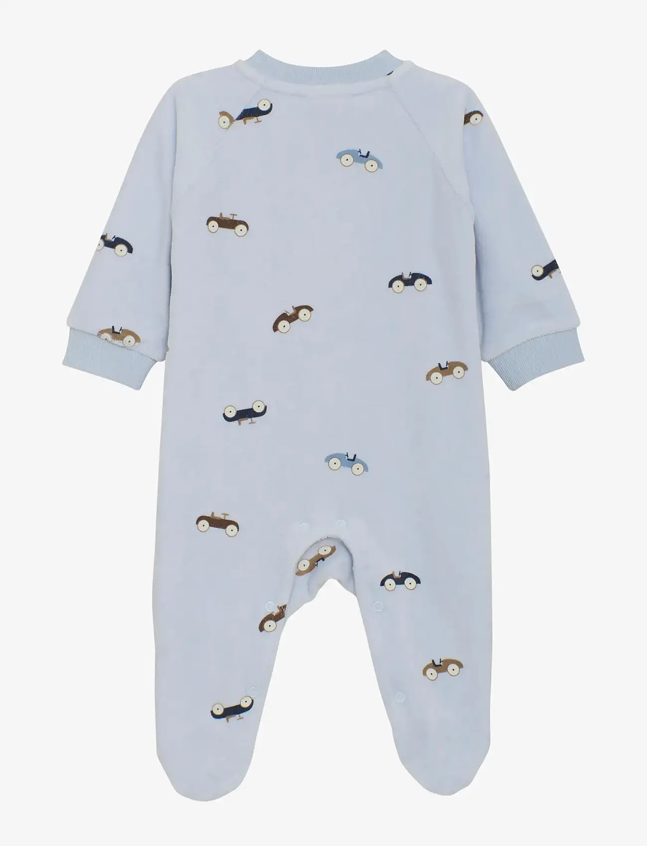 Fixoni - Romper LS Velour - pitkähihaiset - arctic ice - 1