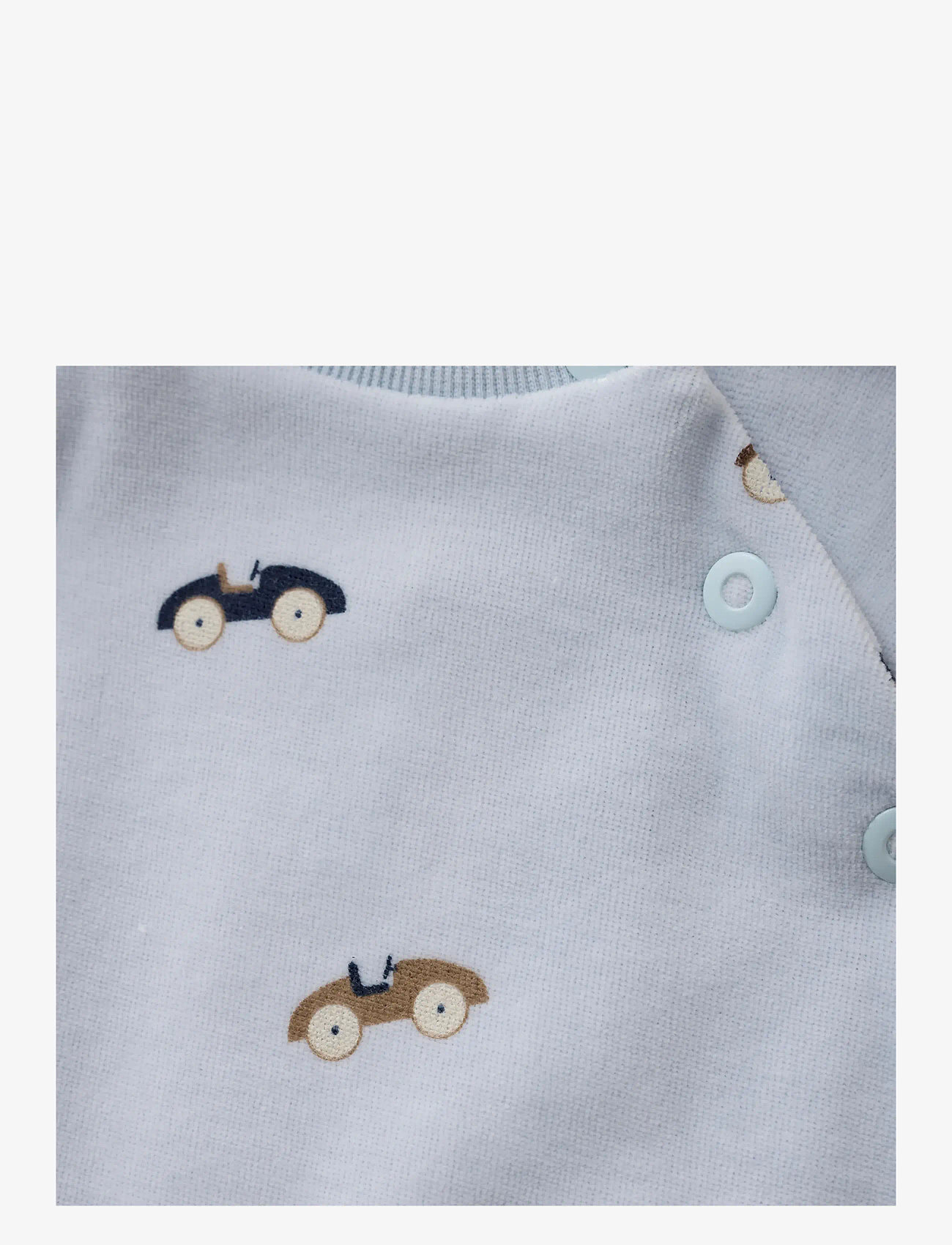 Fixoni - Romper LS Velour - pitkähihaiset - arctic ice - 2