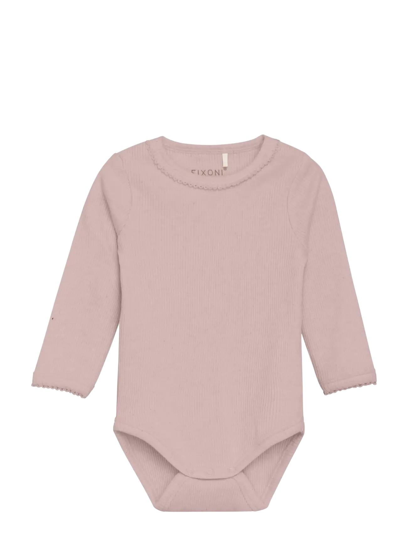 Fixoni Body LS Melange Rib - Riided - PALE MAUVE MELANGE / pink/rose