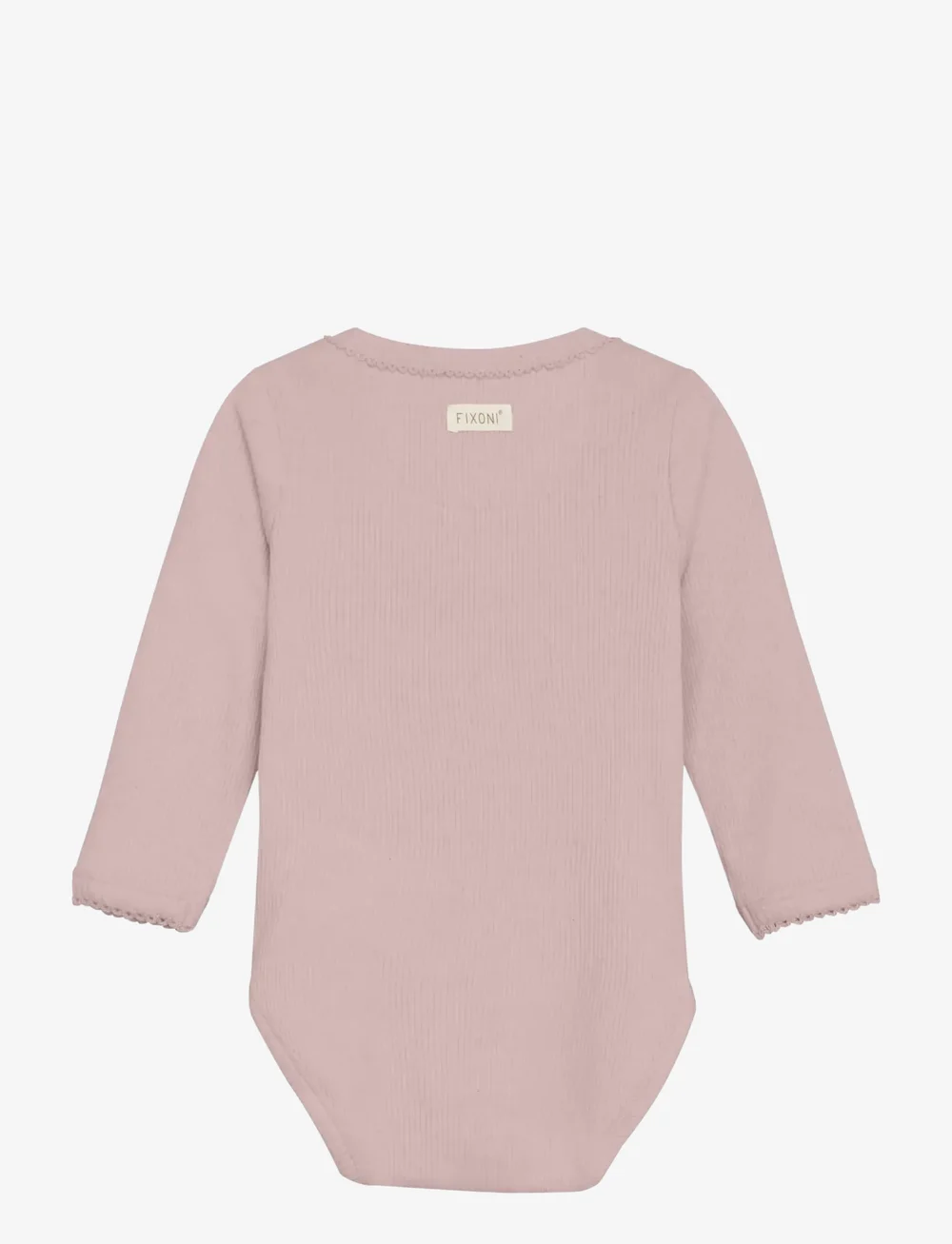 Fixoni - Body LS Melange Rib - langærmede - pale mauve melange - 1