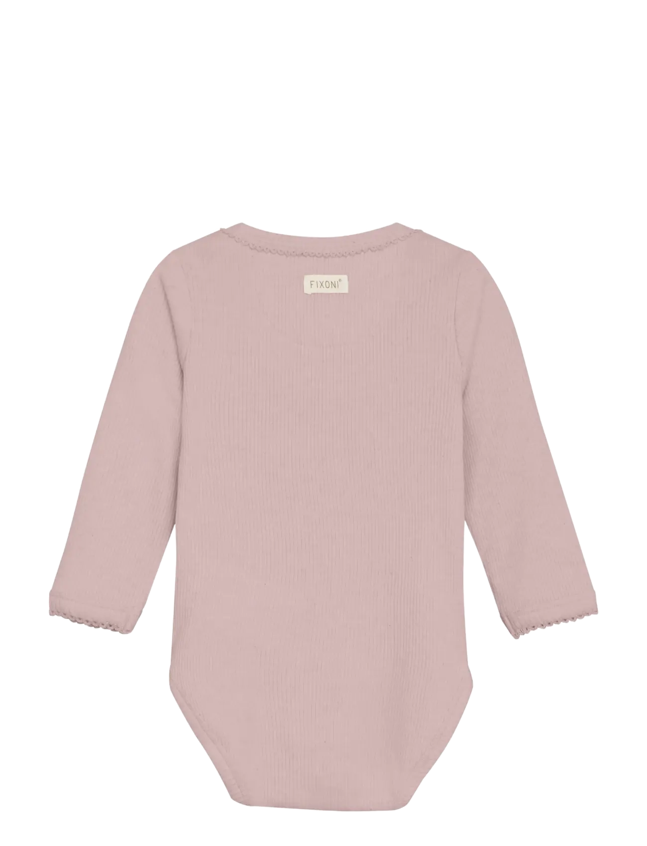 Fixoni - Body LS Melange Rib - langærmede - pale mauve melange - 1
