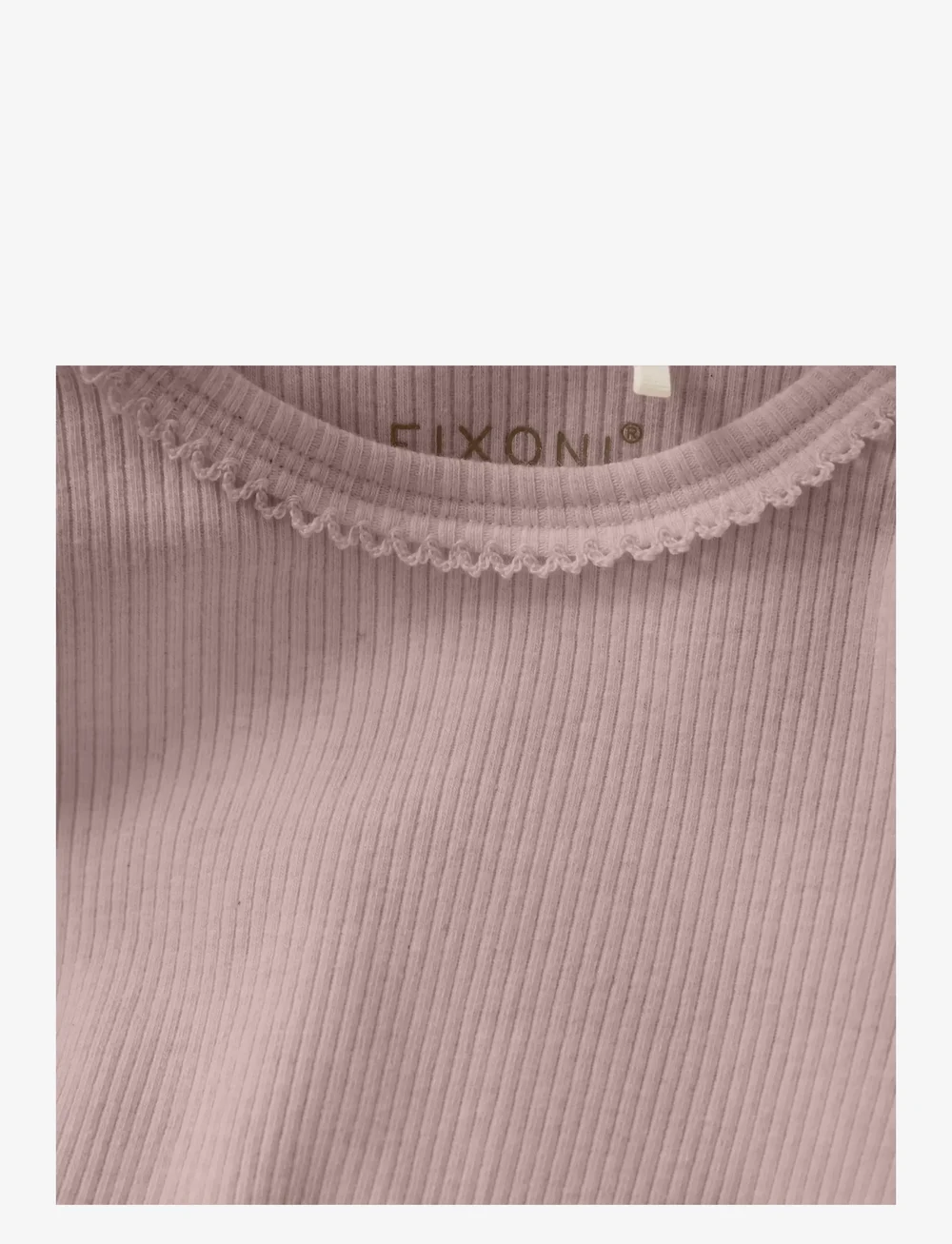 Fixoni - Body LS Melange Rib - langærmede - pale mauve melange - 2