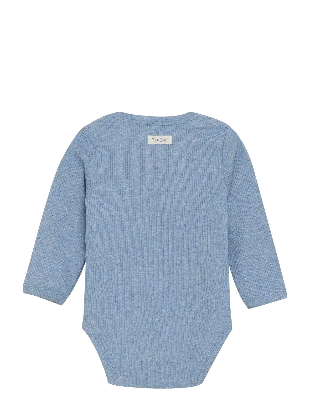 Fixoni - Body LS Melange Rib - pikkade varrukatega - rain washed melange - 1