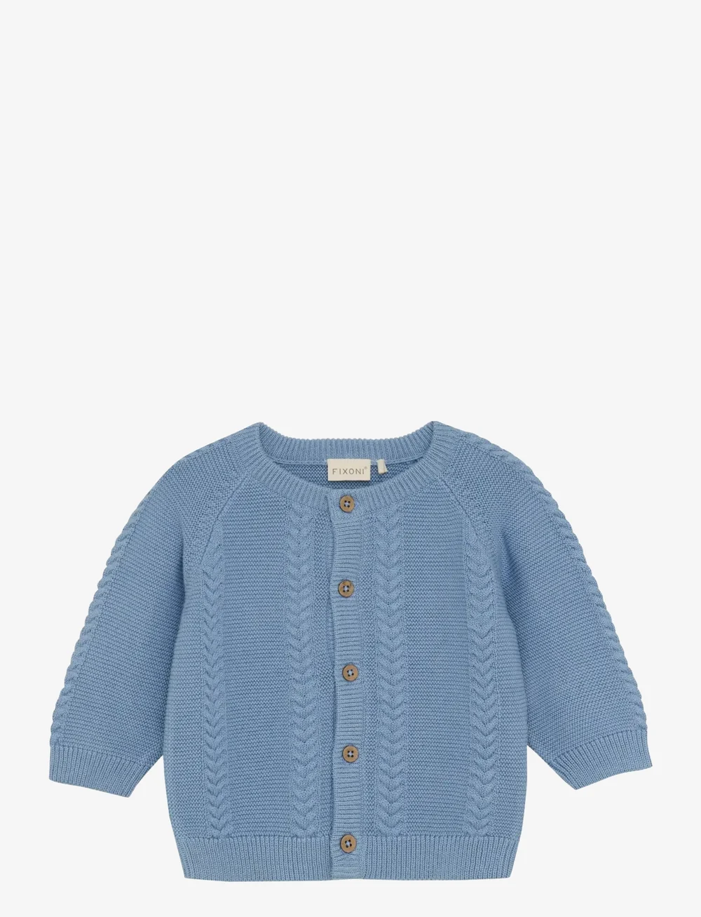 Fixoni - Cardigan Knit - cardigans - rain washed - 1