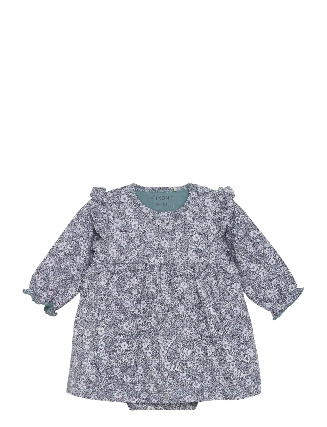 Fixoni Body Dress Ls, 92, Baby Dresses, Marineblau - Long-sleeved Kinder