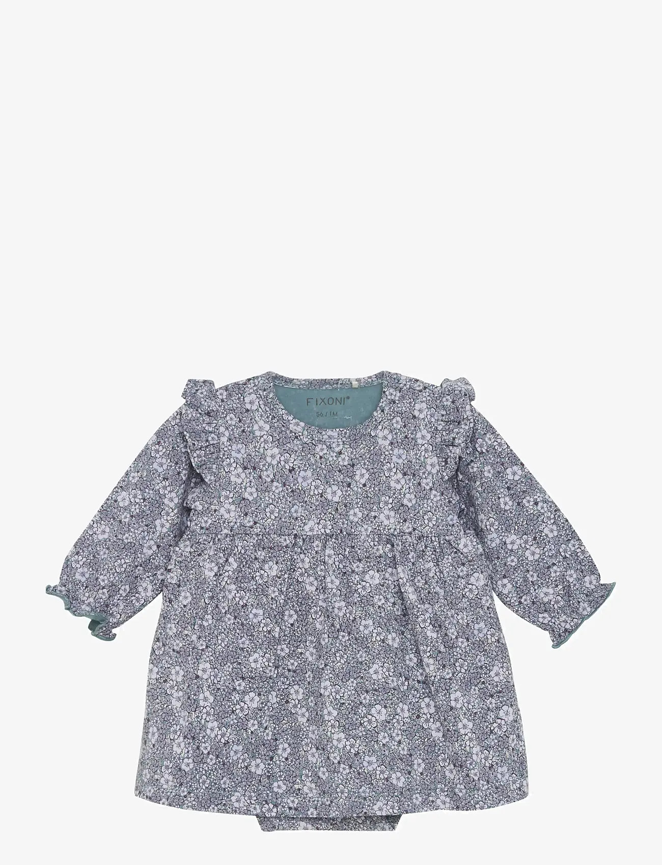 Fixoni - Body Dress LS - langärmelige babykleider - thistle - 0