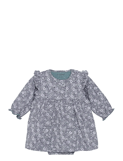 Fixoni Body Dress LS - Kleider - THISTLE / navy