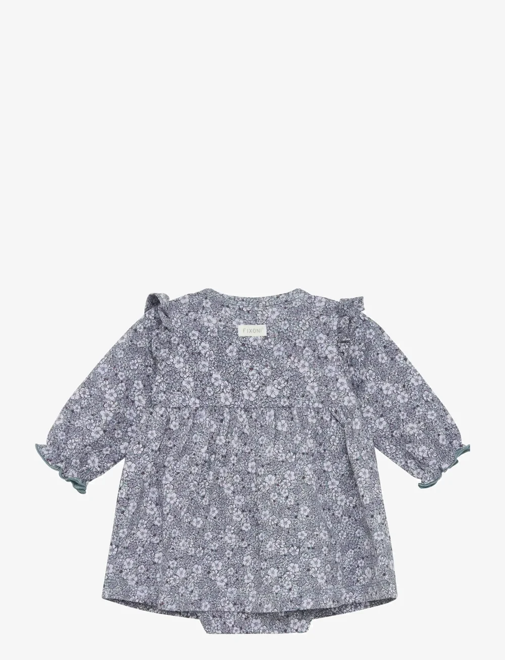 Fixoni - Body Dress LS - langærmede babykjoler - thistle - 1