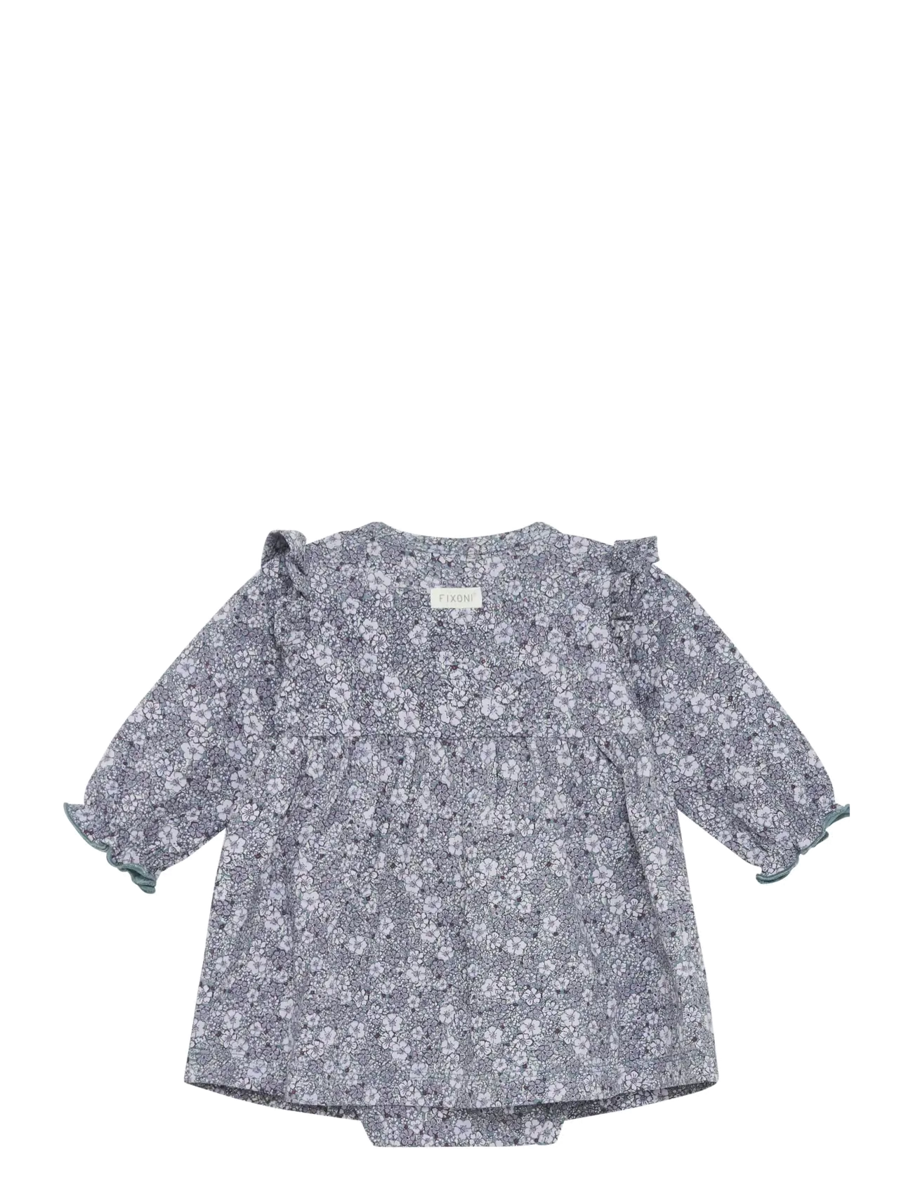 Fixoni - Body Dress LS - babyjurken met lange mouwen - thistle - 1