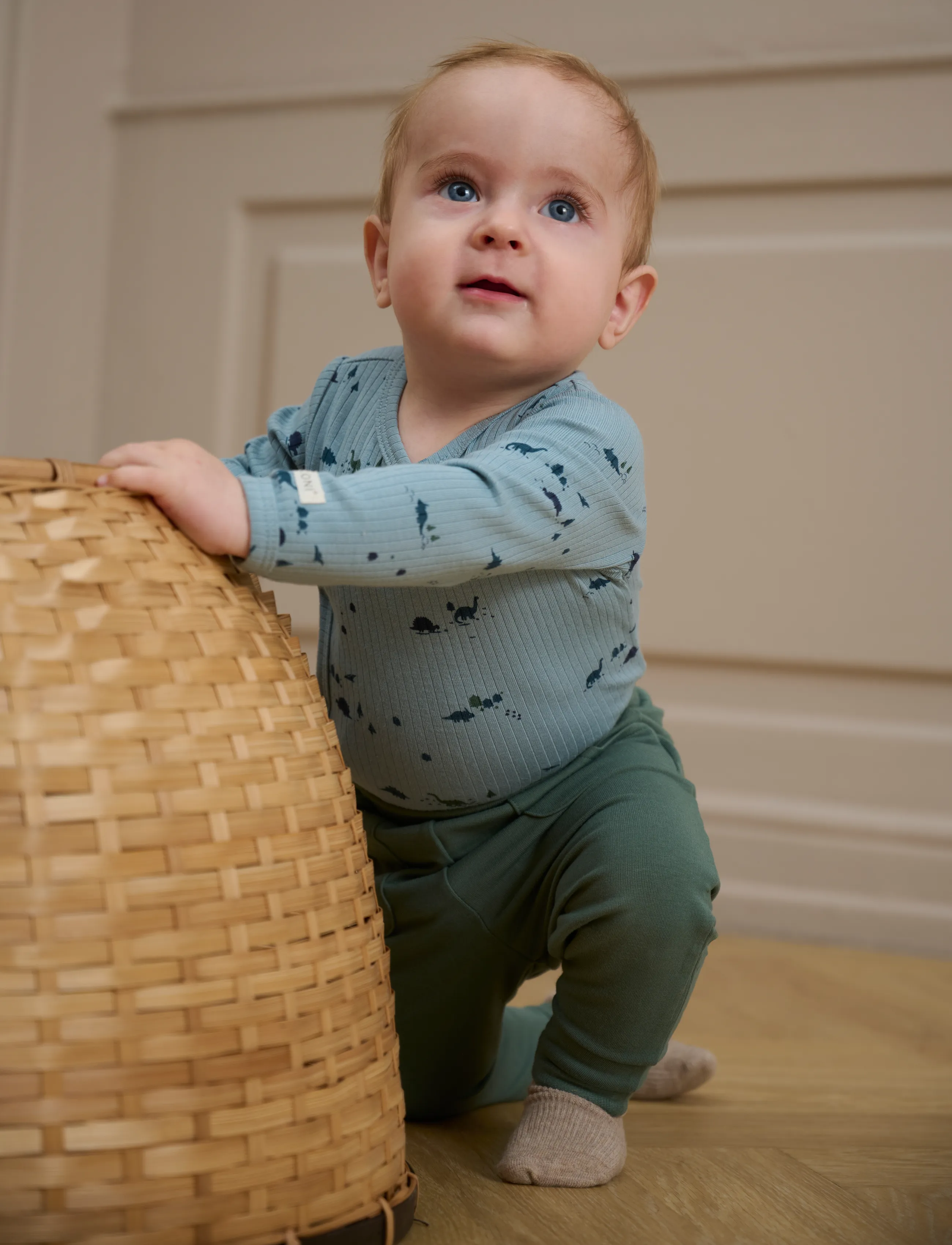Fixoni Pants Sweat, 74, Green, Underdele > Joggingbukser, Børn