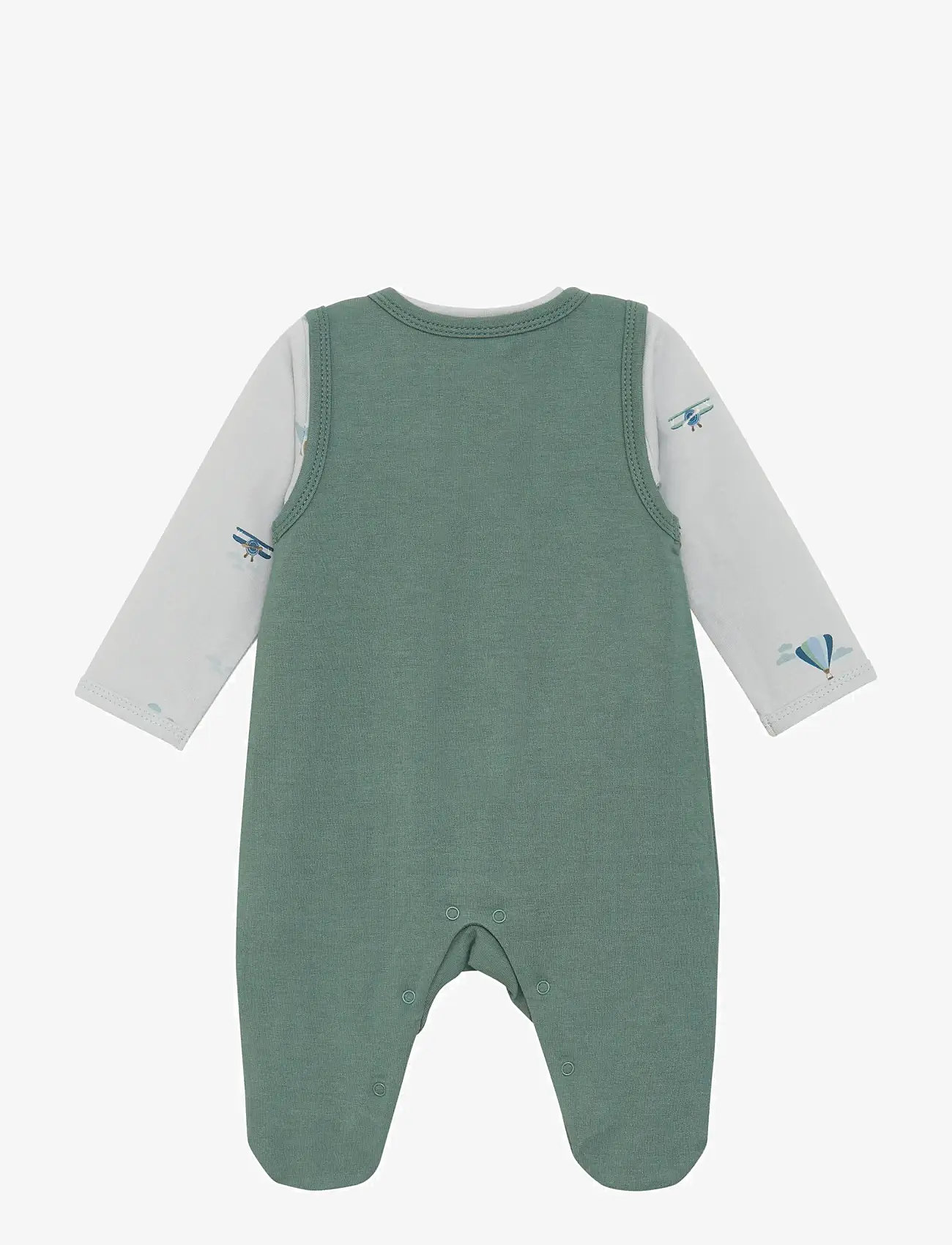 Fixoni - Set w. Body and Romper Sweat - sets mit body - laurel wreath - 1