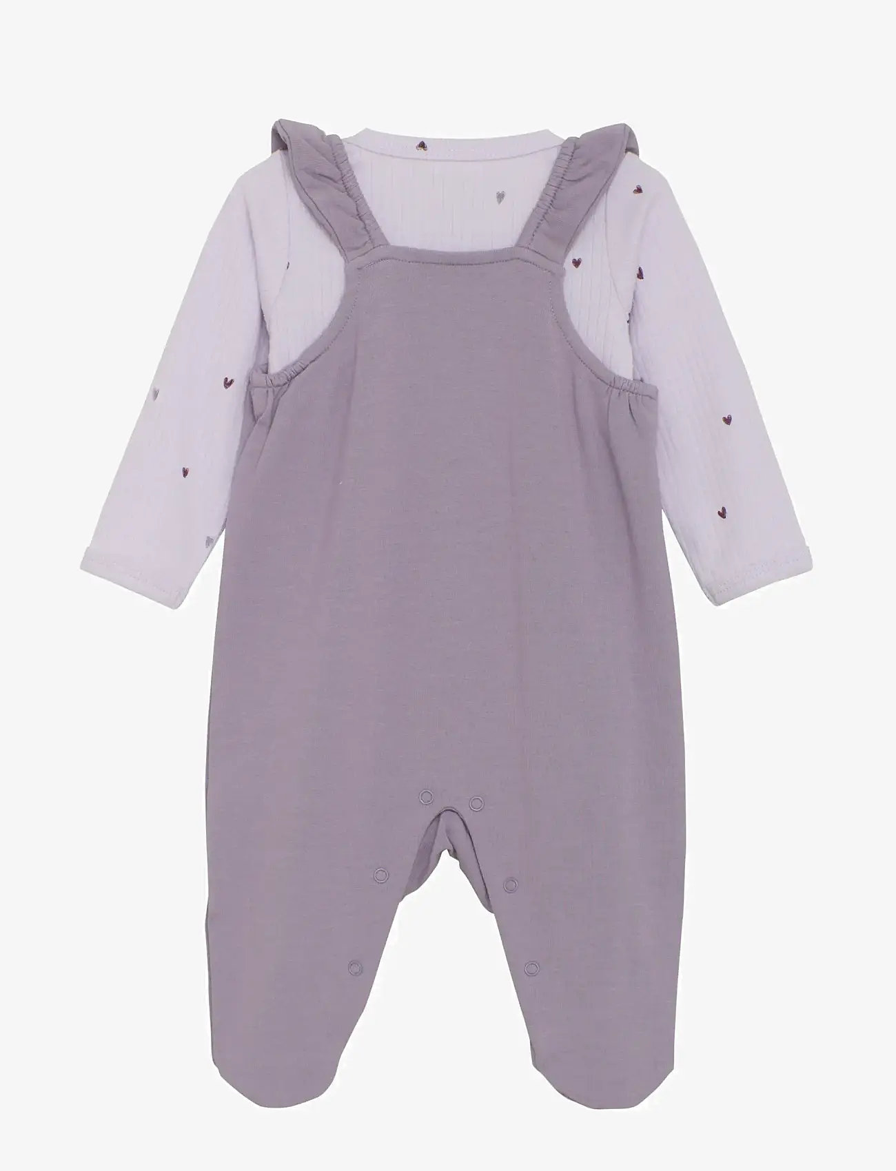 Fixoni - Set w. Body and Romper Sweat - sets mit body - purple ash - 1