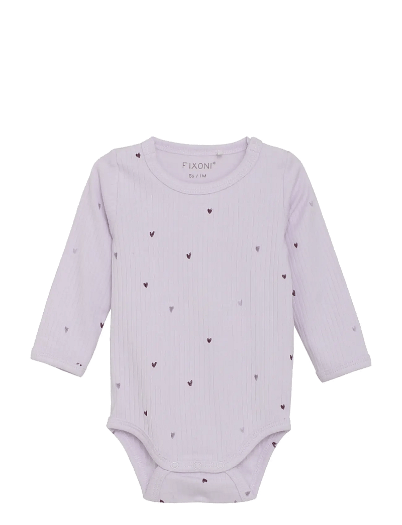 Fixoni - Set w. Body and Romper Sweat - sets mit body - purple ash - 3