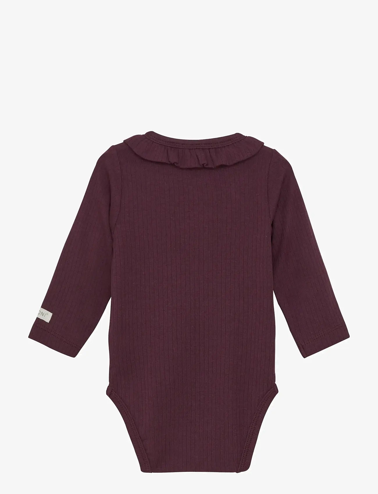 Fixoni - Body LS Rib - langärmelige bodys - grape wine - 1
