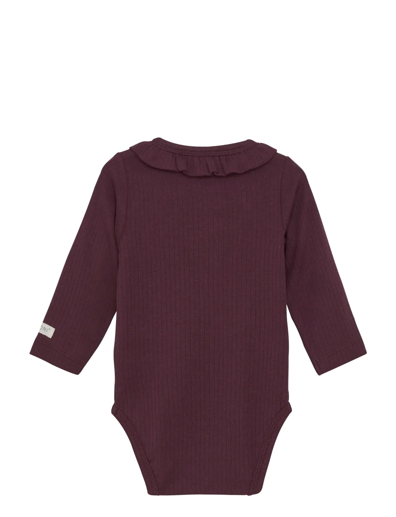 Fixoni - Body LS Rib - långärmade bodies - grape wine - 1