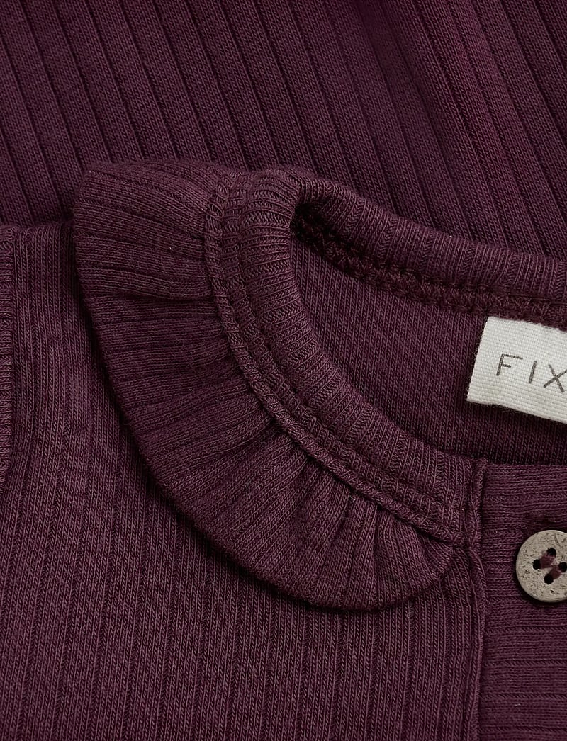 Fixoni - Body LS Rib - langärmelige bodys - grape wine - 2