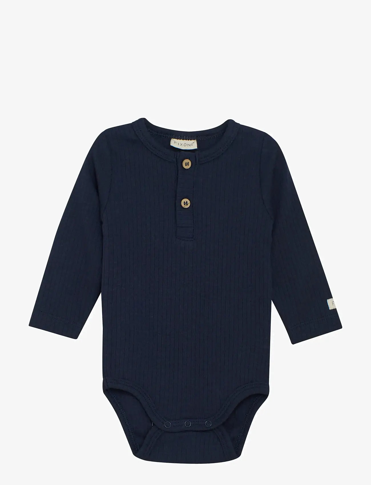 Fixoni - Body LS Rib - pikkade varrukatega bodid - navy blazer - 0