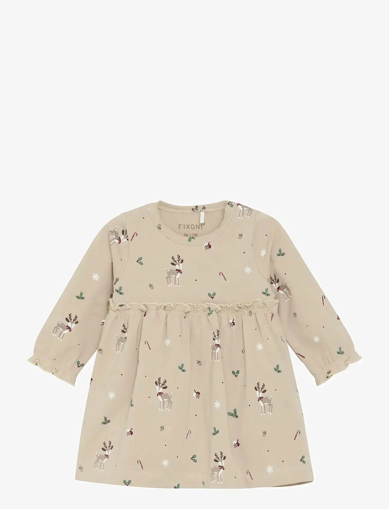 Fixoni - Body Dress LS - long-sleeved baby dresses - moonlight - 1