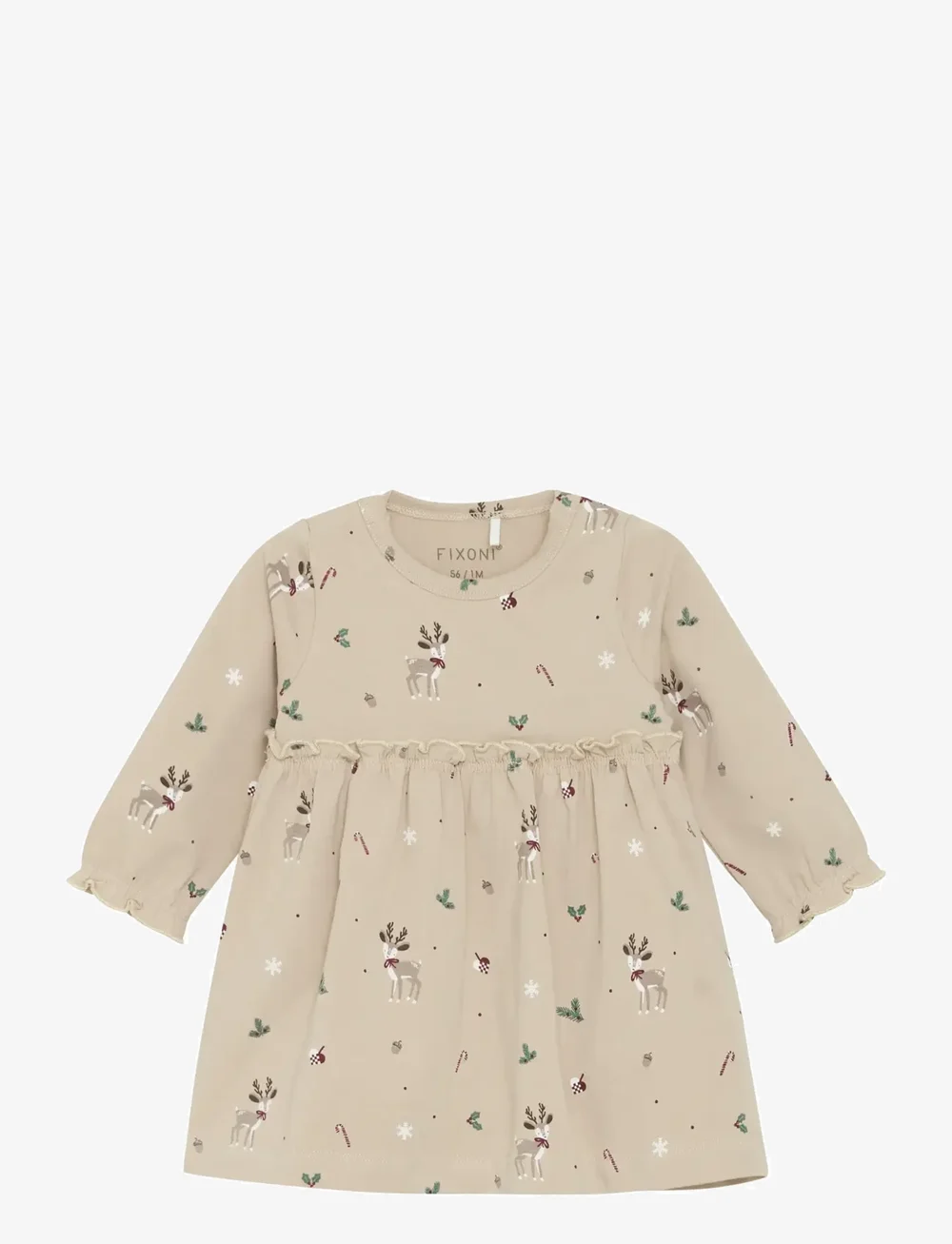 Fixoni - Body Dress LS - long-sleeved baby dresses - moonlight - 1