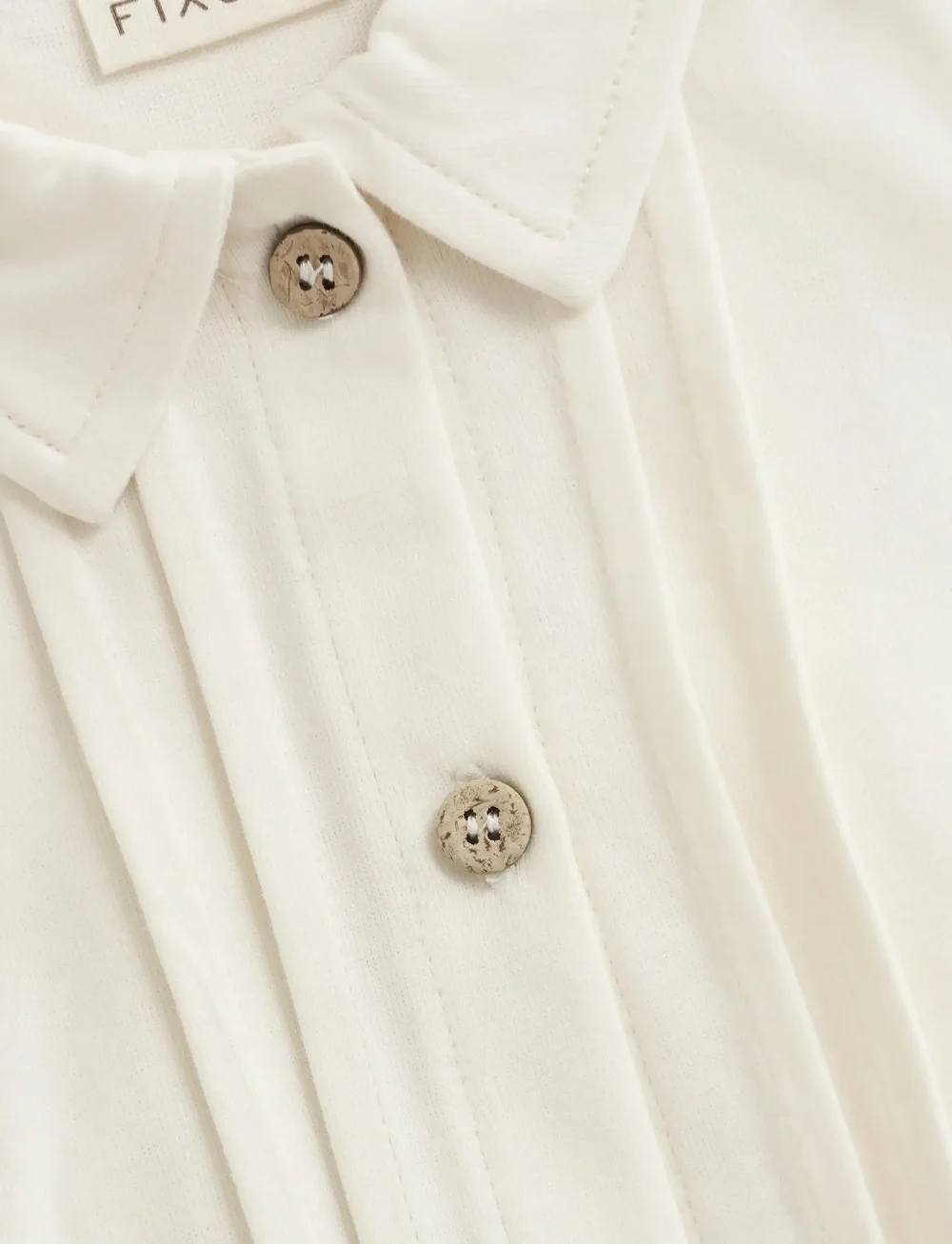 Fixoni - Body Shirt LS - långärmade - eggnog - 2