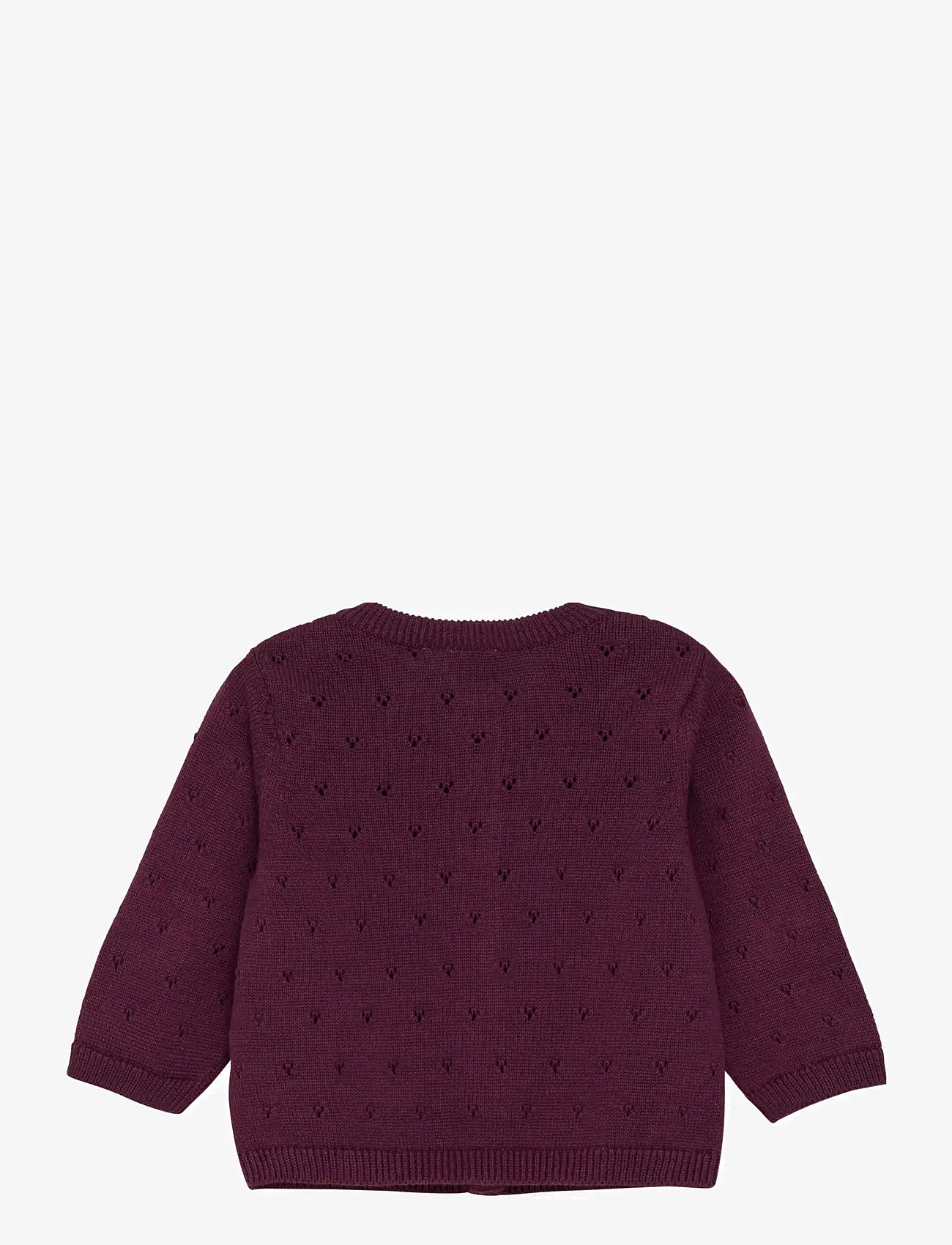 Fixoni - Cardigan Knit - cardigans - grape wine - 1
