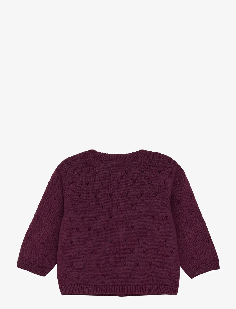 Fixoni - Cardigan Knit - cardigans - grape wine - 1
