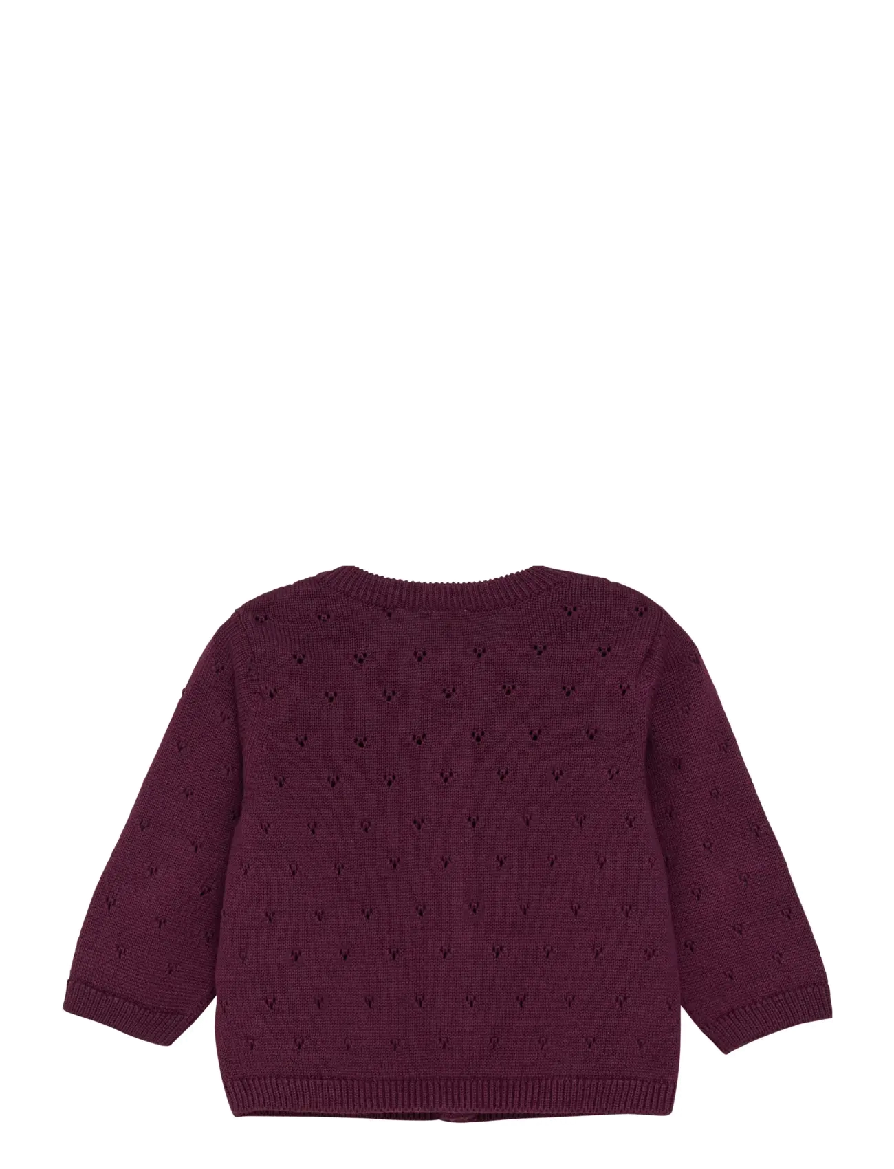 Fixoni - Cardigan Knit - cardigans - grape wine - 1