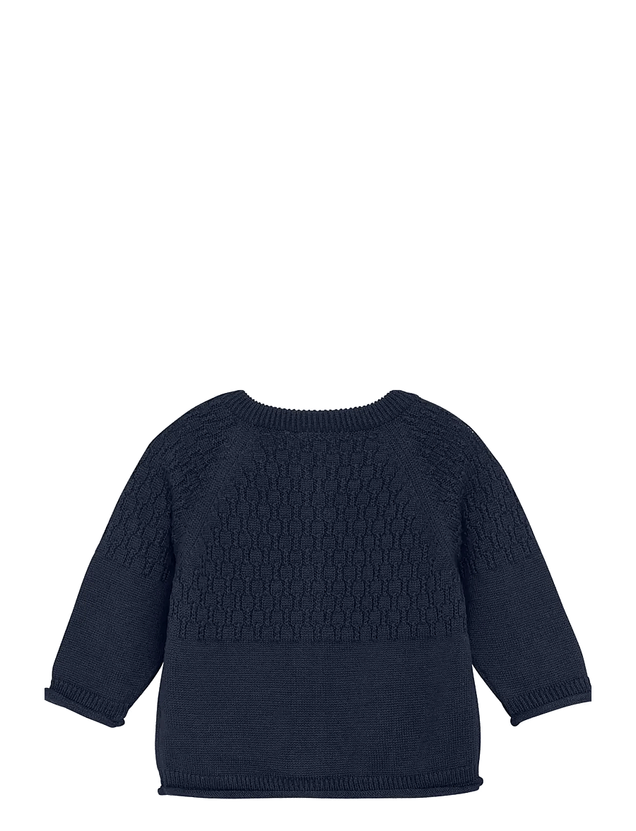Fixoni - Cardigan Knit - cardigans - navy blazer - 1