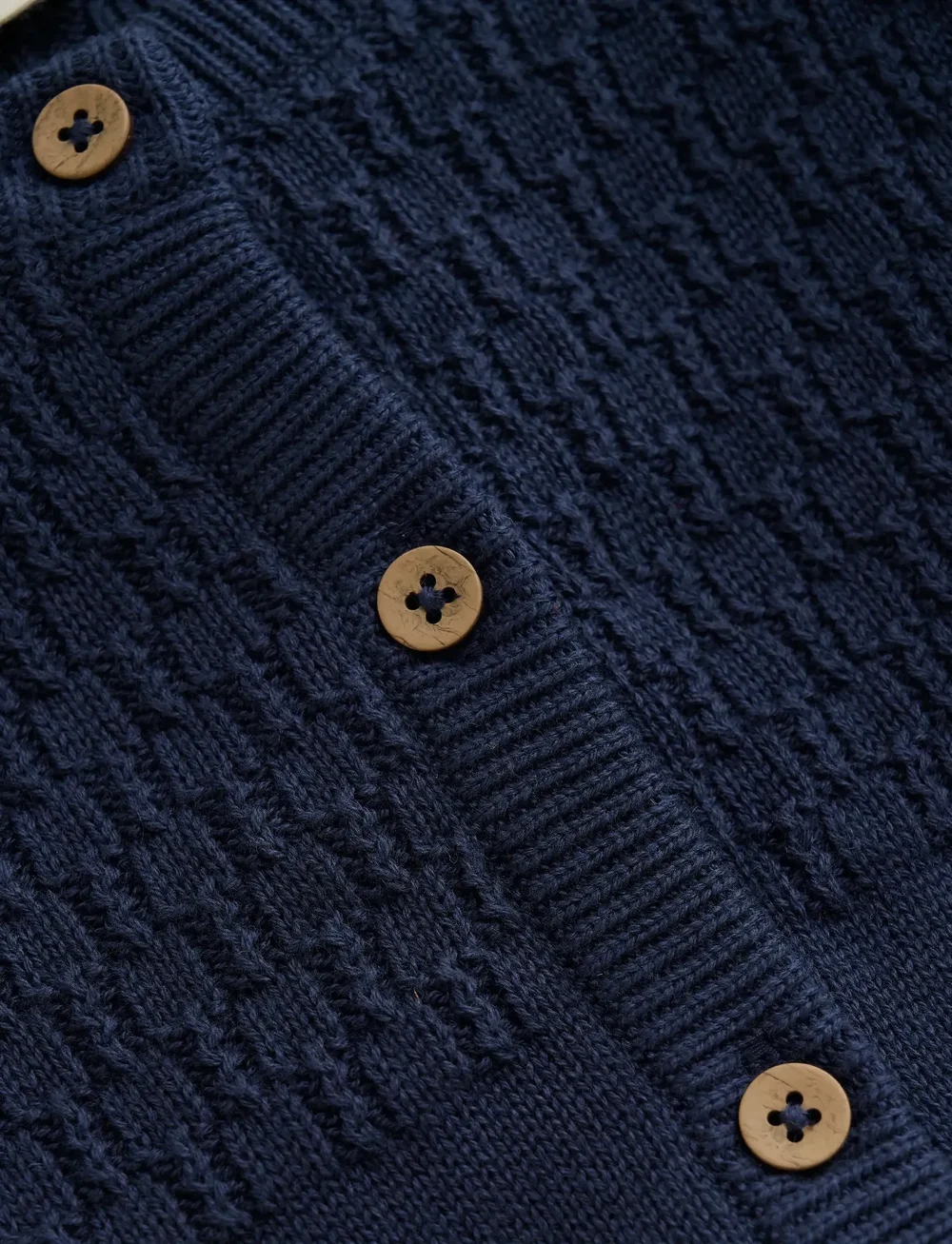 Fixoni - Cardigan Knit - cardigans - navy blazer - 2