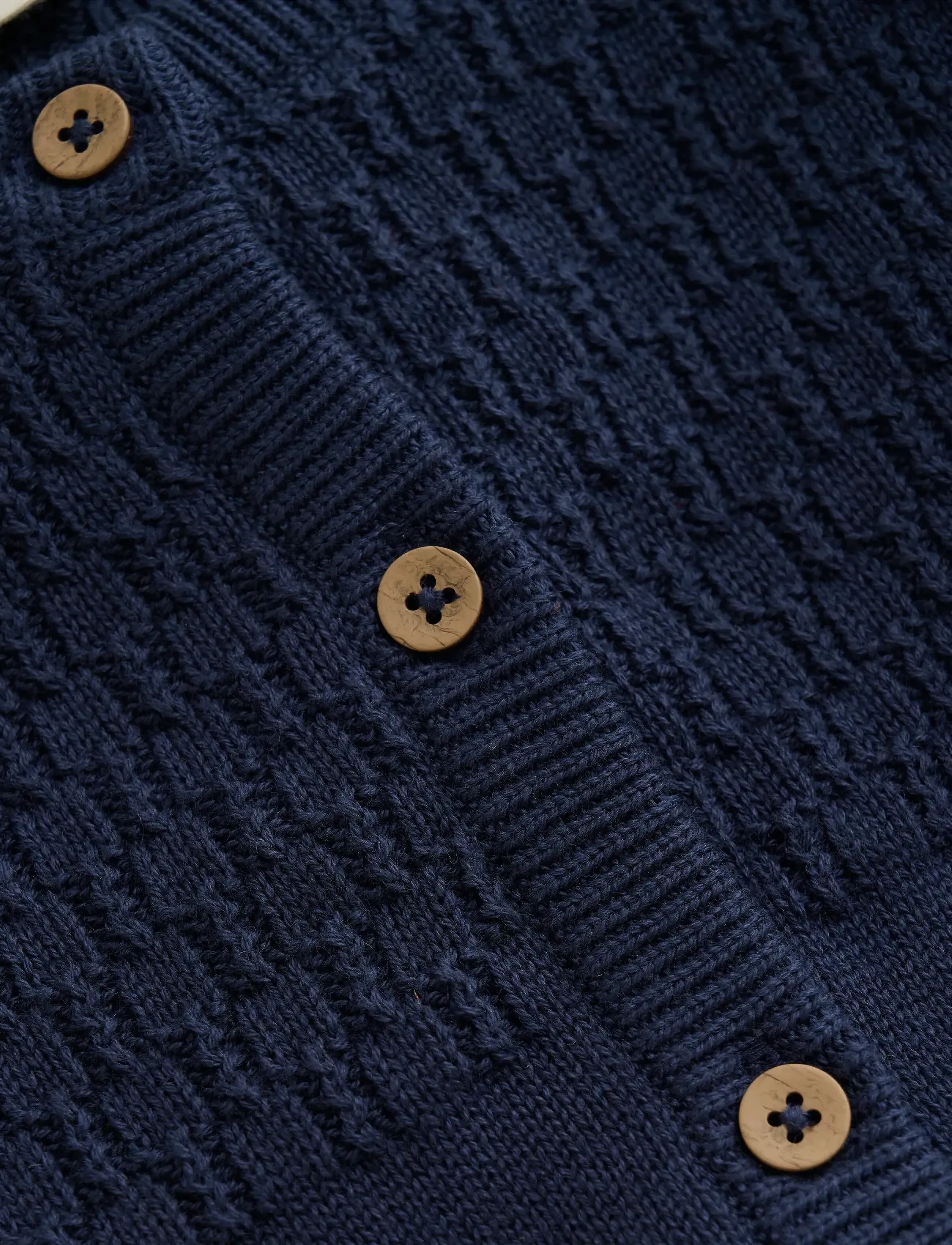 Fixoni - Cardigan Knit - cardigans - navy blazer - 2