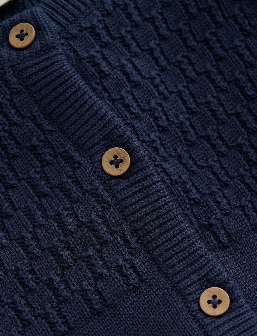 Fixoni - Cardigan Knit - cardigans - navy blazer - 2
