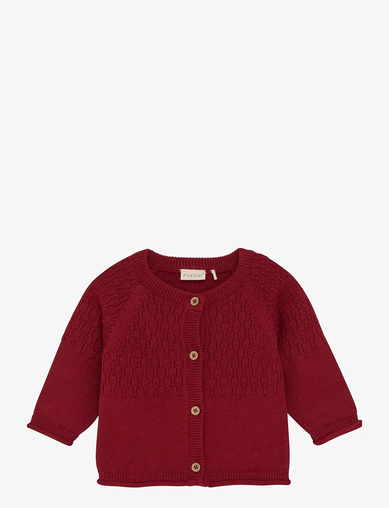 Fixoni - Cardigan Knit - jakas - syrah - 1
