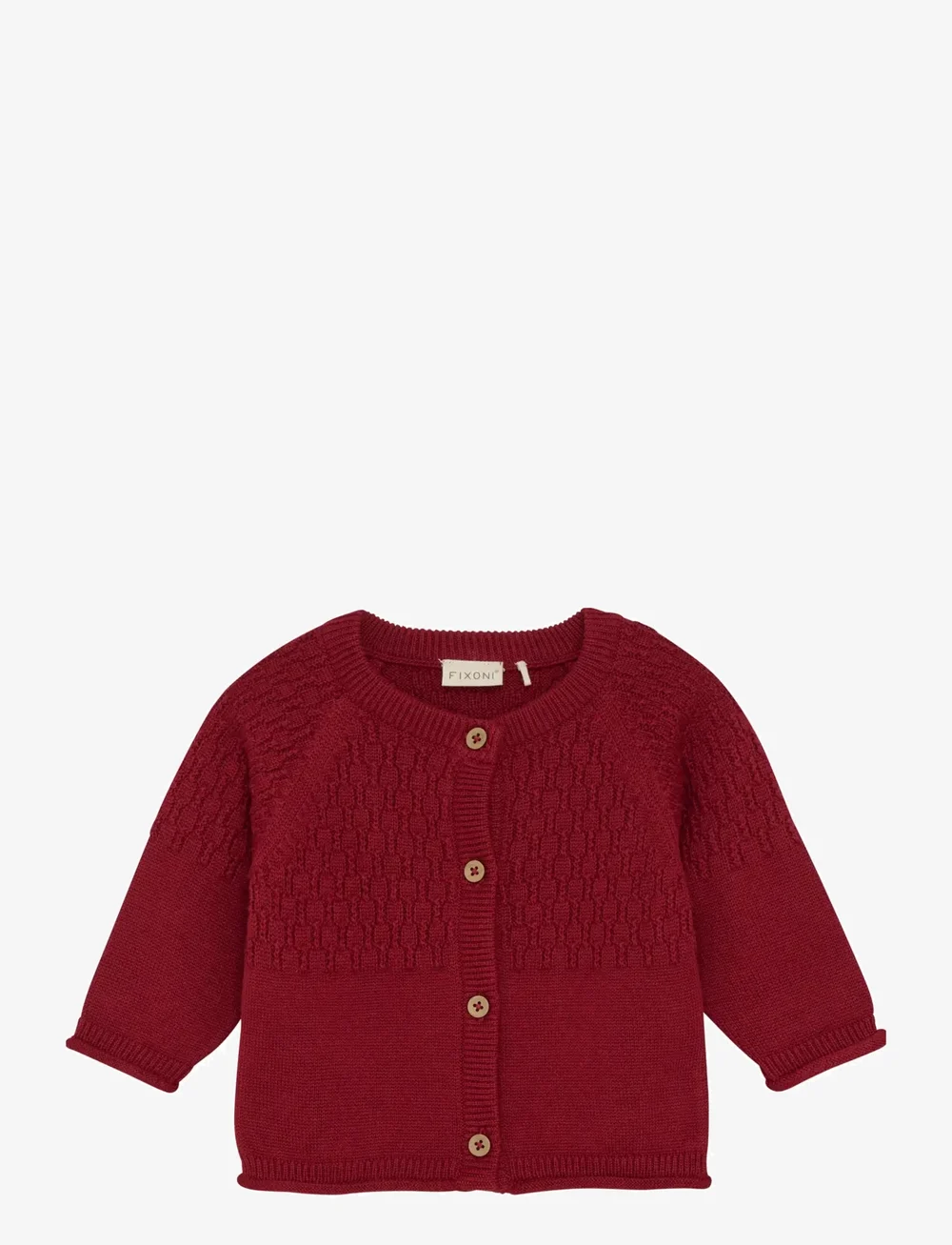 Fixoni - Cardigan Knit - cardigans - syrah - 1