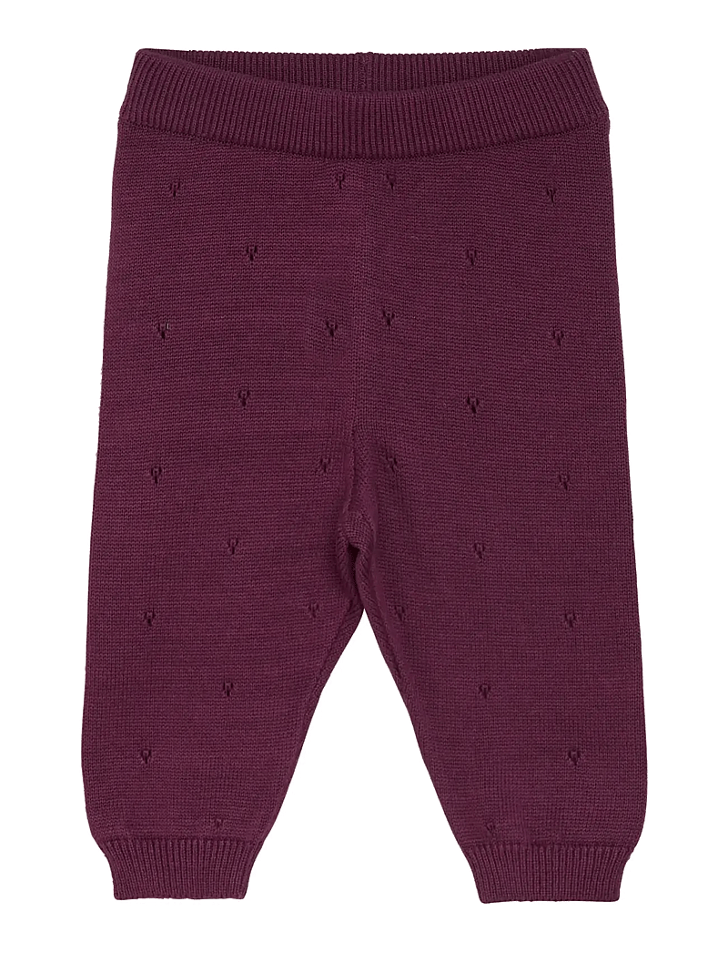 Fixoni - Pants Knit - sweatpants - grape wine - 0