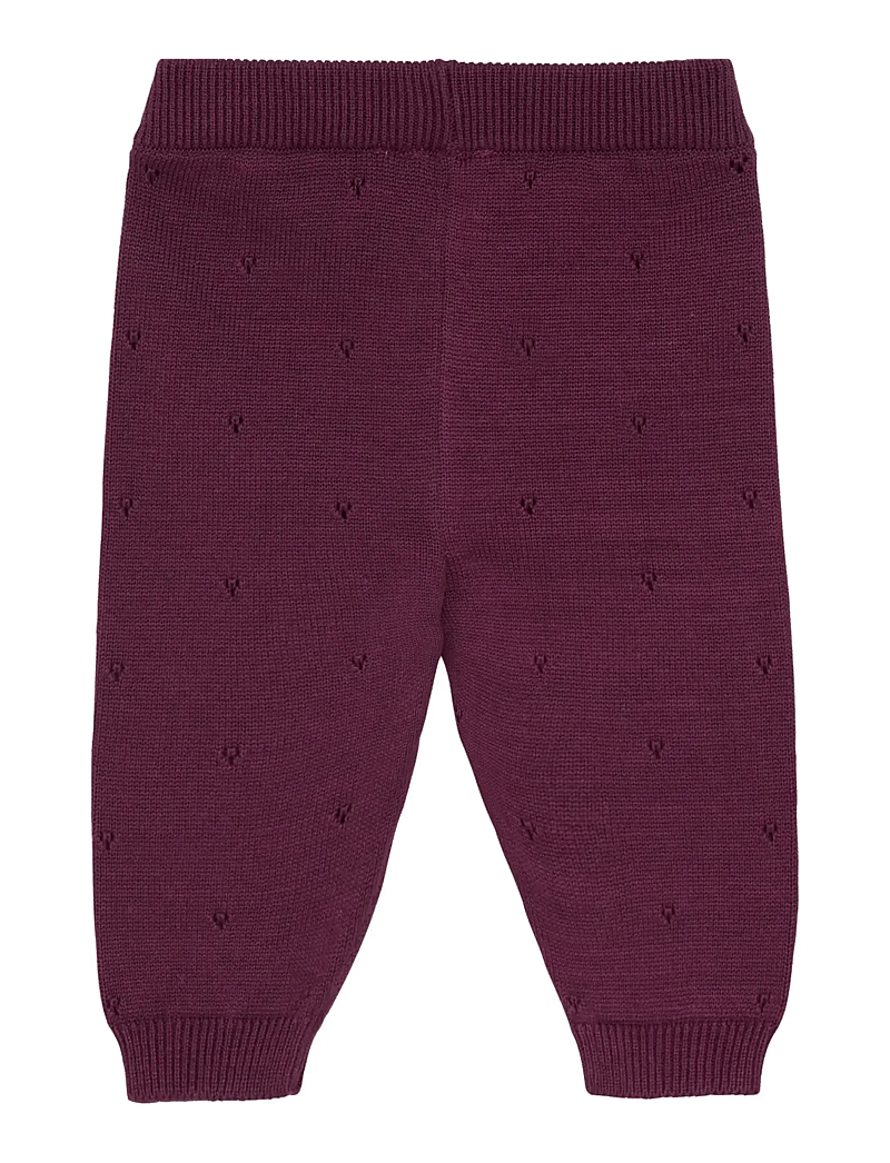 Fixoni - Pants Knit - sweatpants - grape wine - 1
