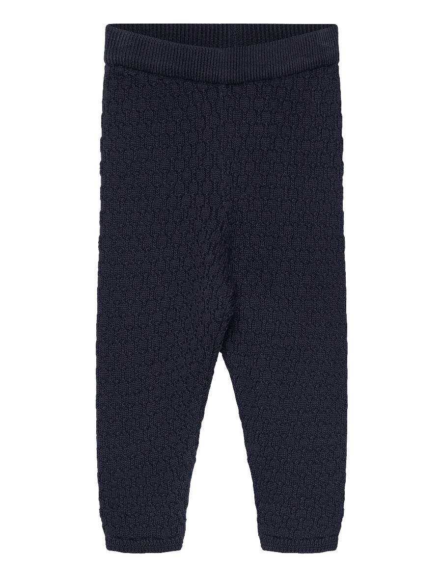 Fixoni - Pants Knit - sweatpants - navy blazer - 0
